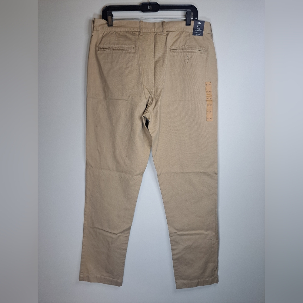 J.Crew The Sutton khaki chino pants Men's size 34 New with tags - Picture 2 of 7